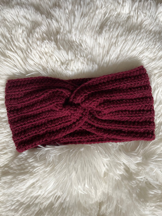 Burgundy Ear Warmer